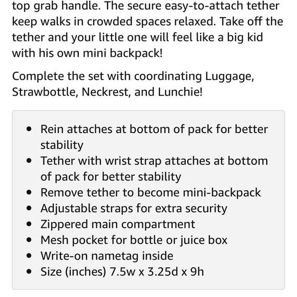 NWT Skip Hop Zoo Child Safety Harness Backpack - Picture 8 of 14